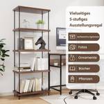 Bücherregal  VH33867IZDE Braun - Holzwerkstoff - 30 x 147 x 60 cm