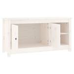 TV-Schrank D984 Weiß - Massivholz - 37 x 52 x 103 cm