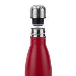 Gourde inox bouteille eau rouge lot de 2 Noir - Rouge - Argenté