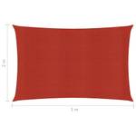 Voiles d'ombrage 3016419-5 Rouge - 300 x 200 cm