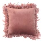 Coussin en velours à plumes Rose foncé