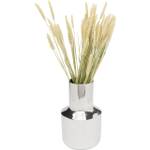 Vase Vesuv Silber - Metall - 18 x 29 x 18 cm