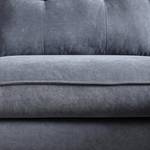 Ecksofa SANDRO Grau - Metall - Massivholz - Textil - 258 x 86 x 160 cm