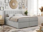 Boxspringbett ALLY Breite: 140 cm - H3 - Textil