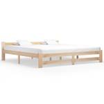 Bettgestell-K-6601 Braun - Holzwerkstoff - 207 x 55 x 204 cm