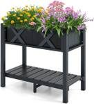 Blumenbeet SF6334TE Schwarz - Kunststoff - 45 x 73 x 86 cm