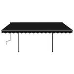 Auvent rétractable 3006679-1 Anthracite - Profondeur : 450 cm