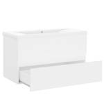 Meuble lavabo avec bassin 3007833-3 Blanc - Largeur : 80 cm