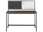 Bureau VINCE Noir - Marron - Bois manufacturé - 118 x 121 x 60 cm