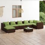 Salon de jardin (lot de 8) 3013633-13 Marron - Vert