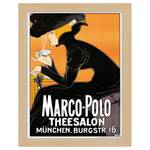 Bilderrahmen Poster Marco Polo Theesalon Eiche