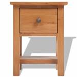 Nachttisch 243930 Braun - Holzwerkstoff - Massivholz - Holzart/Dekor - 30 x 47 x 36 cm