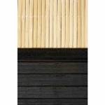 Wäschekorb, Wäschesammler BAMBOO Schwarz - 52 x 63 x 32 cm