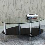 Table basse 290539 Noir - Verre - Métal - 45 x 43 x 90 cm