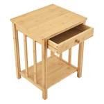 Nachttisch Ranua Beige - Bambus - 40 x 51 x 35 cm