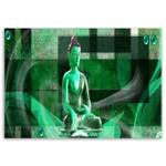 Leinwandbilder Buddha Gr眉n Orient Zen
