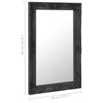 Miroir mural 3002665-2 Noir - 80 x 50 cm