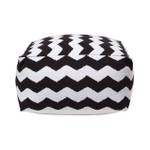 Designer Hocker Pouf Chevron 60 x 30 x 60 cm