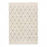 Tapis salon LUCEN 4 80x150 crème Blanc crème - 80 x 150 cm