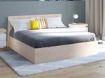 Bett mit Bettkasten ELPHEGE Beige - 175 x 206 cm