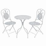 Bistro-Set (3-teilig) 294141 Weiß