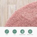 Teppich Hochflor R Lofty Pink - 200 x 200 cm