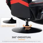 Relaxsessel mit Massagefunktion 700-142 Schwarz - Rot