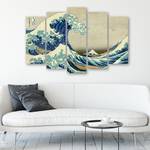 Wandbild Die gro脽e Welle vor Kanagawa
