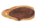 Baumscheibe verleimt Holzscheibe Braun - Massivholz - 60 x 2 x 30 cm