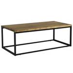 Table basse Icub U 60x120cm 18mm Noir Noir - Bois massif - Bois/Imitation - 120 x 42 x 60 cm