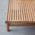 Gartentisch Fado Braun - Massivholz - Holzart/Dekor - 145 x 37 x 78 cm