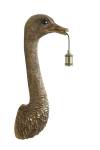 Wandlampe Ostrich Bronze - Gold