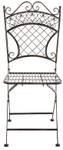 Chaises de jardin Adelar Lot de 2 Bronze