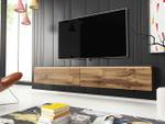 TV-Lowboard D180 mit LED Beleuchtung Bronze