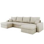 Ecksofa Kris U Cord Beige