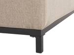 Sessel ROVIGO 2-tlg Beige - Schwarz