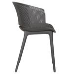 Chaise de jardin OLINDO (Lot de 4) Gris - Matière plastique - 43 x 81 x 47 cm