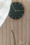 Horloge murale 32541 Gris - Fibres naturelles - 38 x 2 x 38 cm