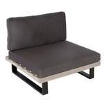 Lounge-Sessel H54 Schwarz - Grau