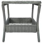 Gartentisch 3004819 Grau - Kunststoff - Polyrattan - 45 x 47 x 45 cm