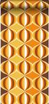 Tapete Retro-Ornamente 6907 Orange