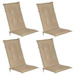 4er Set Hochlehner Auflagen Loft HL Beige