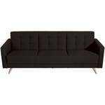 Julian Sofa 3-Sitzer mit Bettfunktion Kastanienbraun