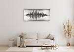 Holzbild Frequency 1001 Silber