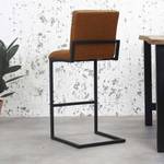 Hoxton Barhocker Industriell Cognac Rotbraun