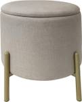 Sitzhocker LOGAN EW-RH-0432C Creme