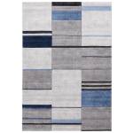 Tapis de salon moderne et design YARI Gris - Bleu clair - 130 x 190 cm