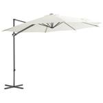 Parasol en porte-à-faux Blanc crème