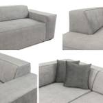 Ecksofa Lordin Premium Aschgrau - Ecke davorstehend links