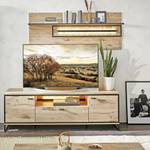 Wohnwand Robin 26 (2-teilig) Braun - Holzwerkstoff - 260 x 205 x 49 cm